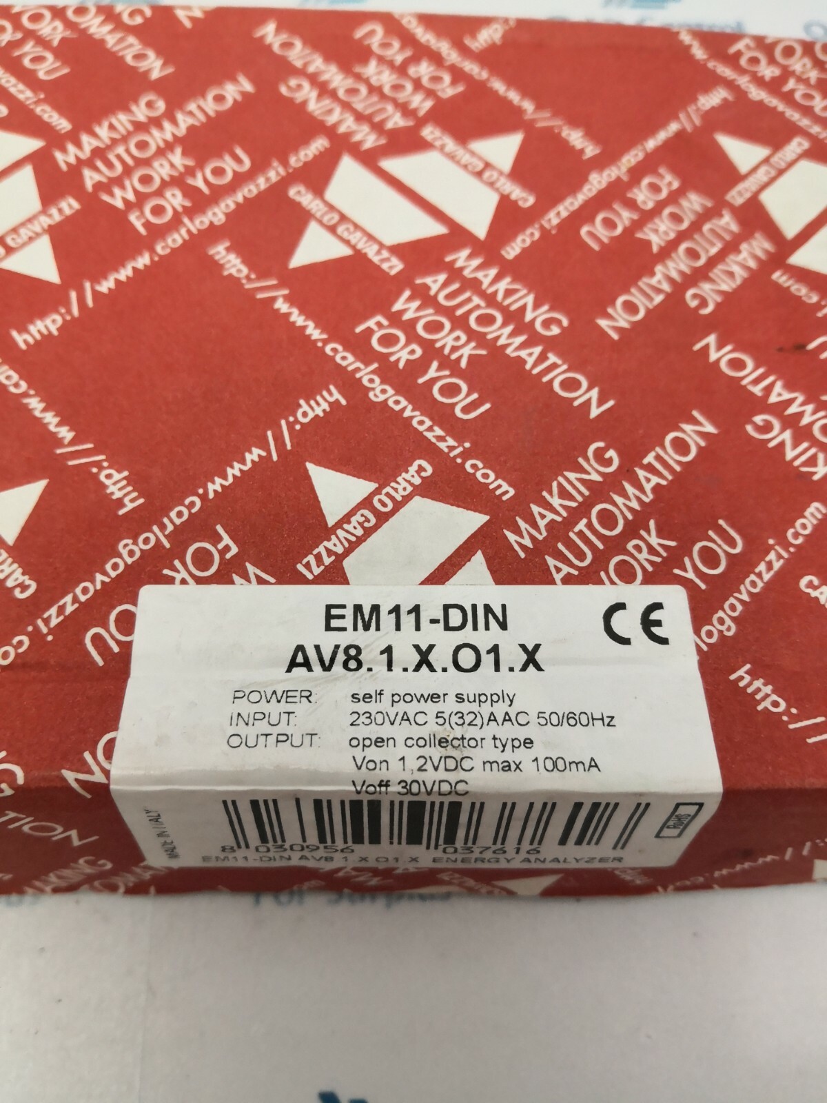 Carlo Gavazzi EM11-DIN.AV8.1.X.O1.X CARLO GAVAZZI EM11-DIN.AV8.1.X.O1.X ENERGY ANALYZER 2