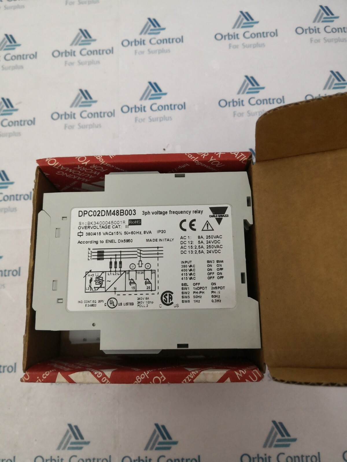 Carlo Gavazzi DPC02DM48B003 Carlo Gavazzi DPC02DM48B003 / 3ph voltage frequency relay 2