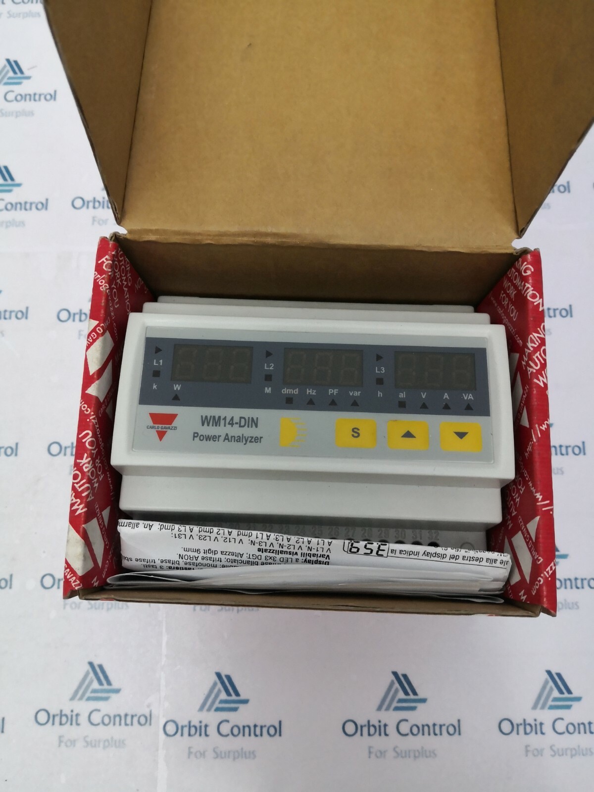Carlo Gavazzi WM14-DIN WM14-DIN./ AV5.3.D.X.03 - Power Analyser Carlo Gavazzi 2