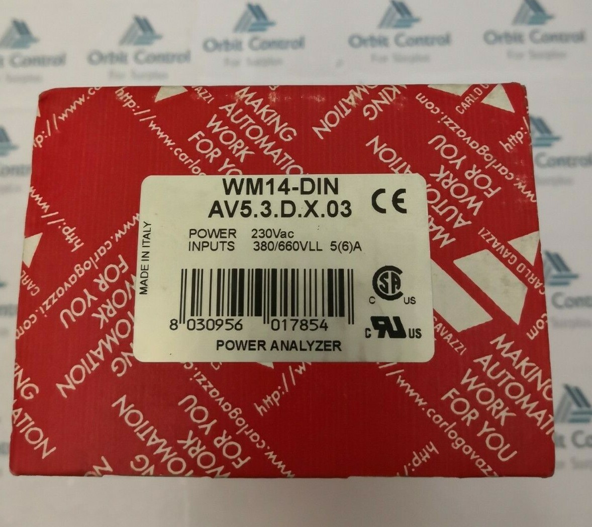 Carlo Gavazzi WM14-DIN WM14-DIN./ AV5.3.D.X.03 - Power Analyser Carlo Gavazzi 7