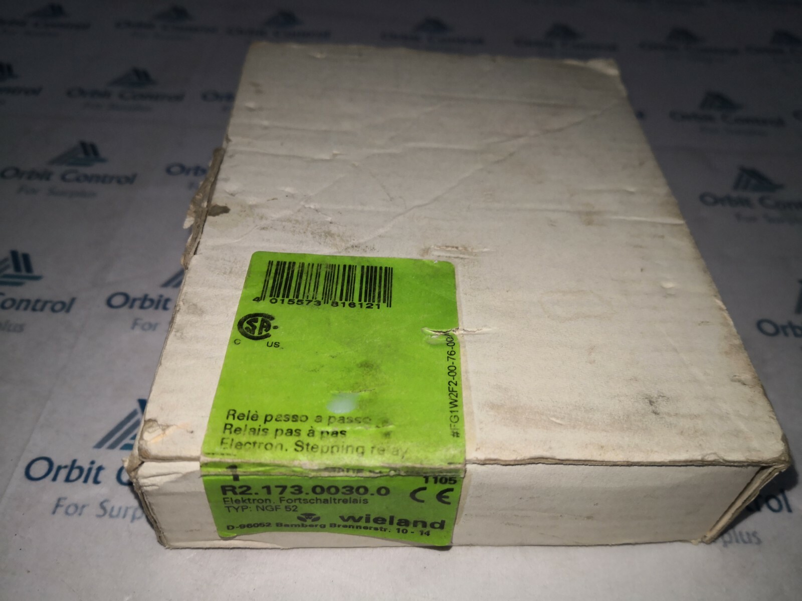 Schleicher NGF-52 WIELAND/SCHLEICHER NGF 52 SAFETY RELAY R2.173.0030.0 4