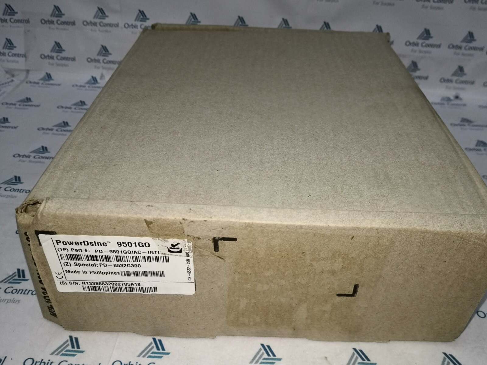 Microsemi 1-PORT Microsemi Power Dsine 9501GO / 1-Port Outdoor Midspan Rev: B2 5