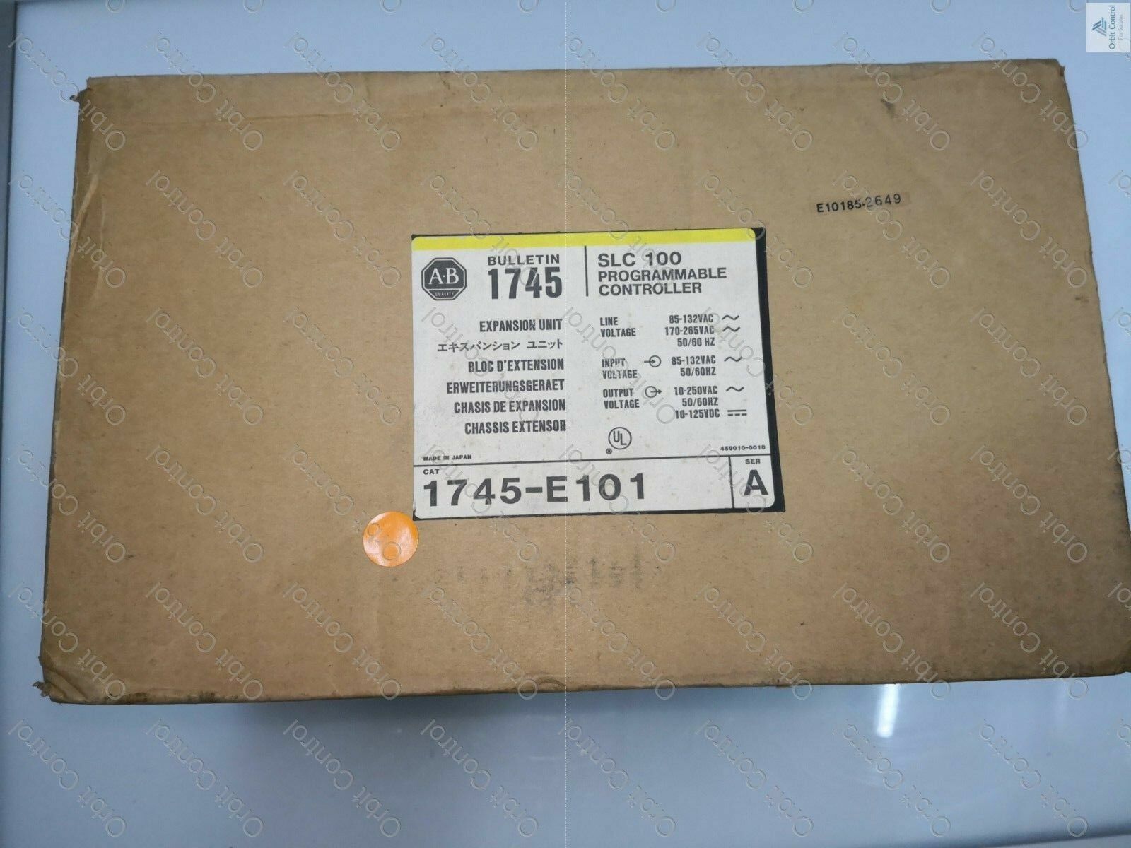 Rockwell Automation 1745-E101 ALLEN-BRADLEY 1745-E101 Ser B SLC 100 Programmable Controller Expansion Unit 5