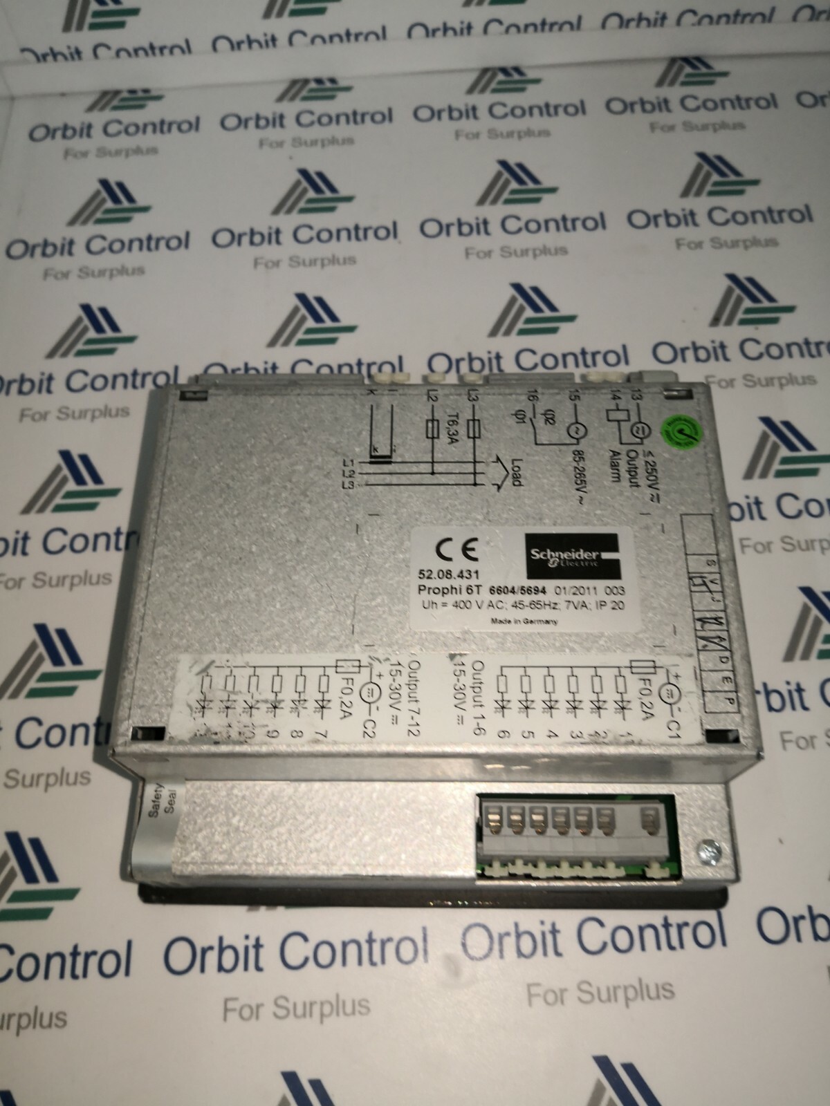 Schneider Electric 6604/5694 Prophi Schneider Electric POWER FACTOR CONTROLLER 6T 6604/5694 3