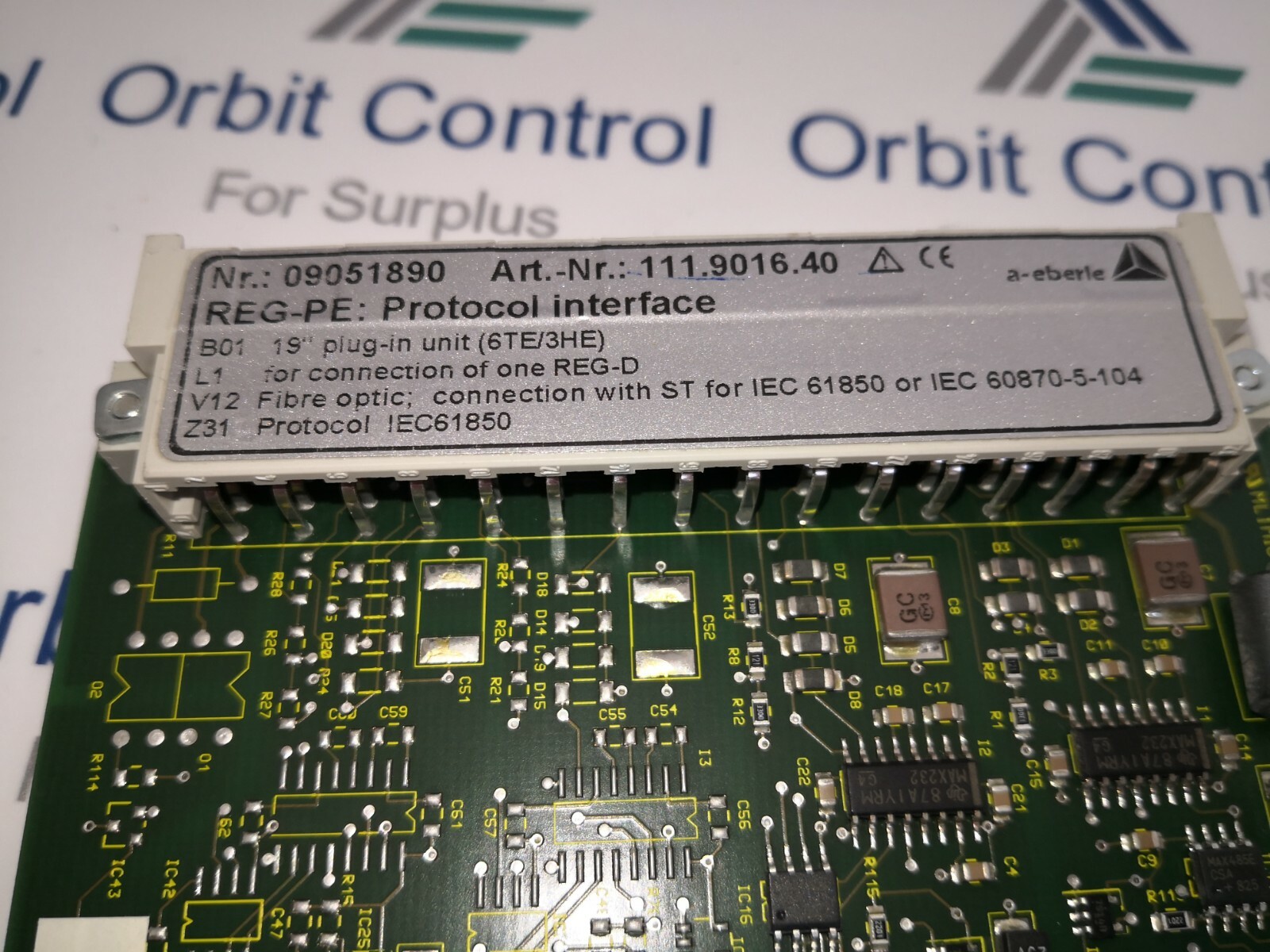 Eberle A-EBERLE A-EBERLE REG-PE / 09051890 / 111.9016.40 PROTOCOL INTERFACE 5