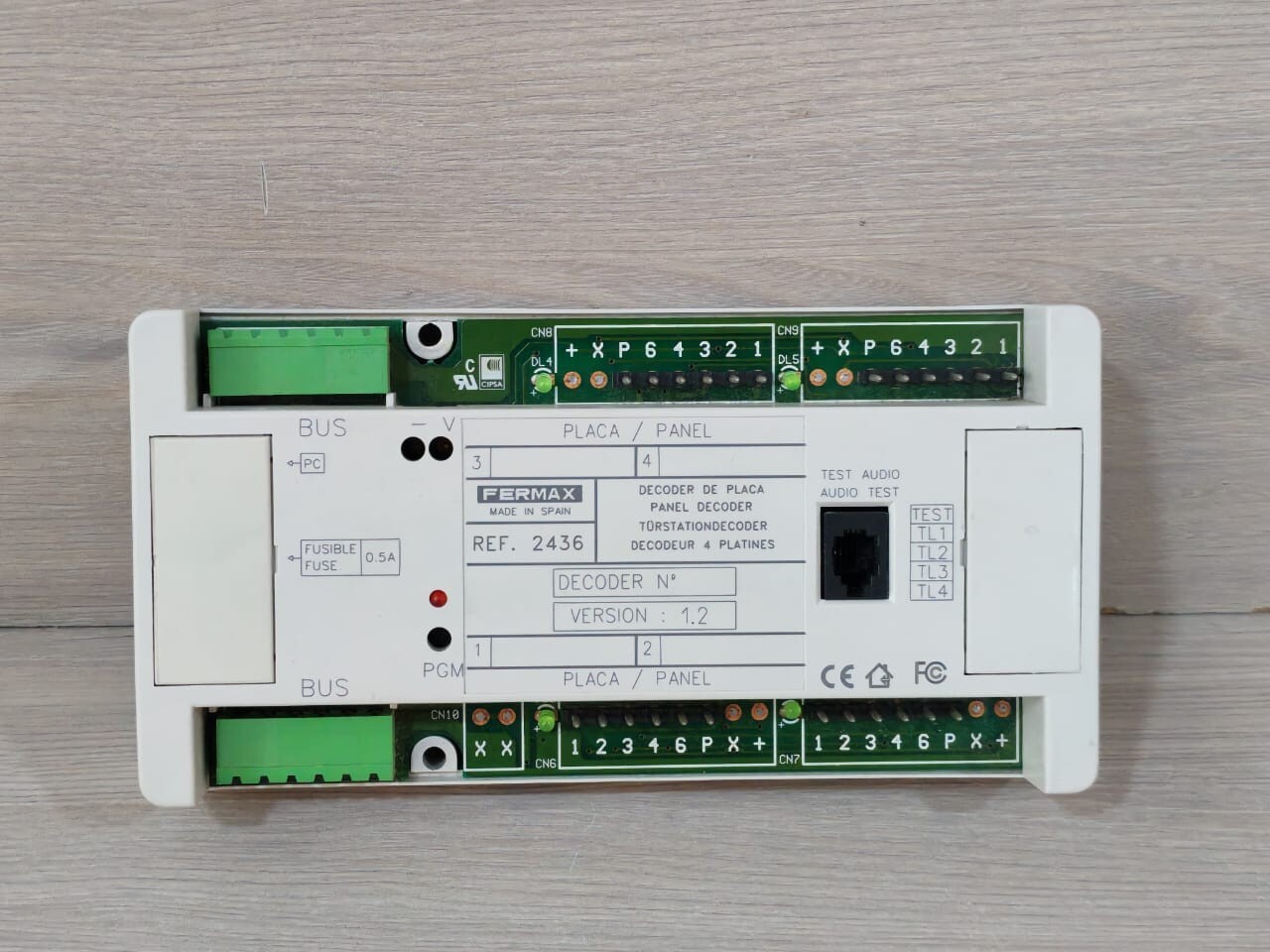 Fermax REF-2436 FERMAX REF 2436 PANEL DECODER 4 PLACAS MDS 4 PANELS MDS DECODER 2