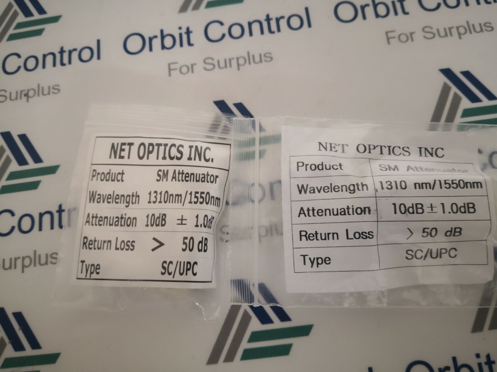 HP OF-10 HP/Agilent J2928A Pair of 10 dB Optical Attenuators (SC Connectors) ( 2 PCS ) 5