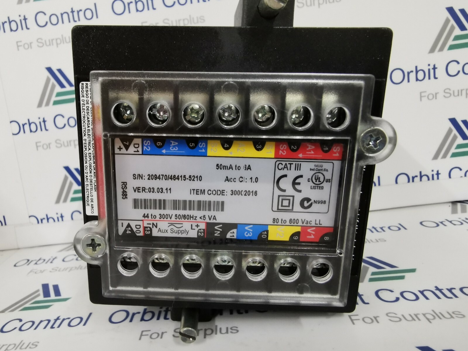 Schneider Electric EM 6433 SCHNEIDER ELECTRIC EM6433 ENERGY KWH METER 2
