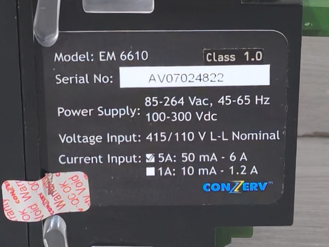 CONZERV EM 6610 Conzerv EM 6610 Digital Power Energy Meter 3