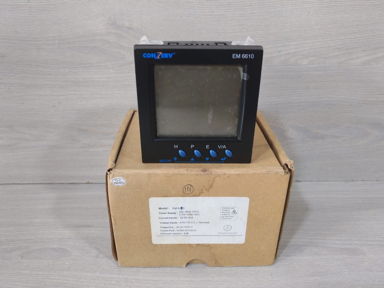 Conzerv EM 6610 Digital Power Energy Meter