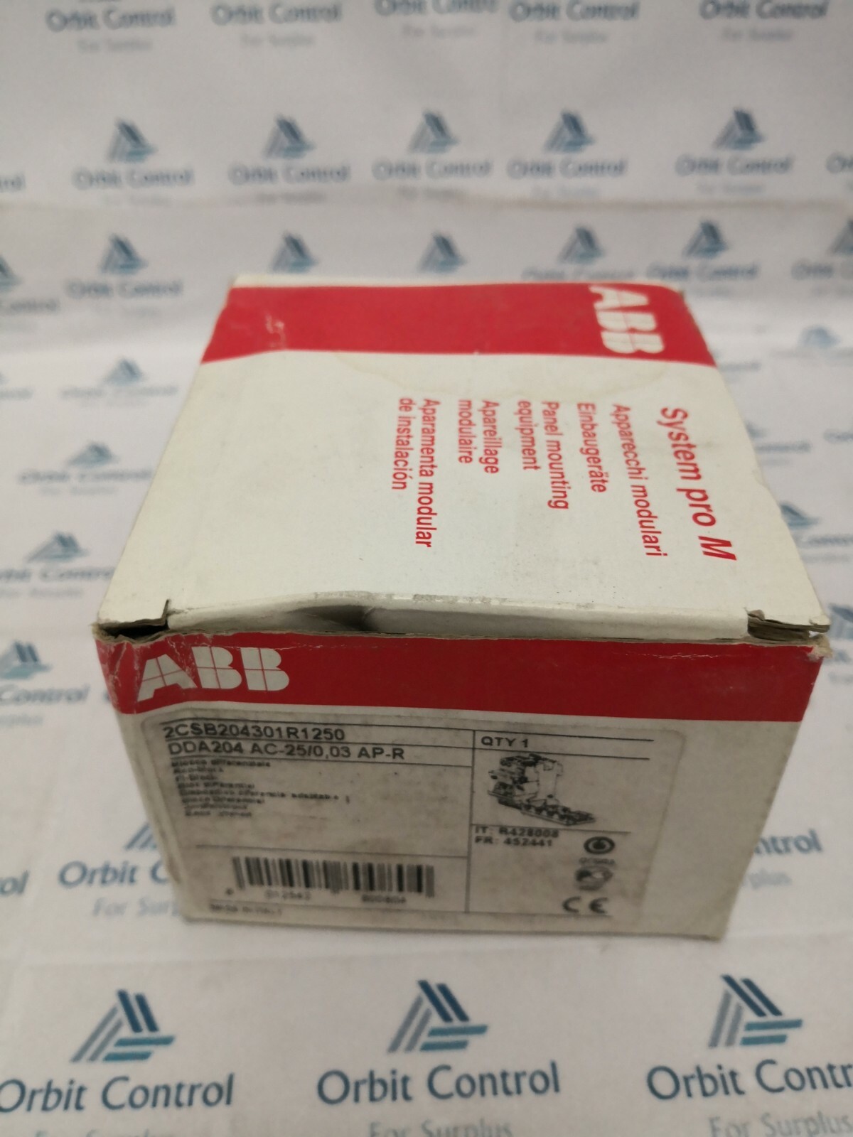 ABB DDA204 ABB DDA204 MODULE 2CSB204301R1250 2