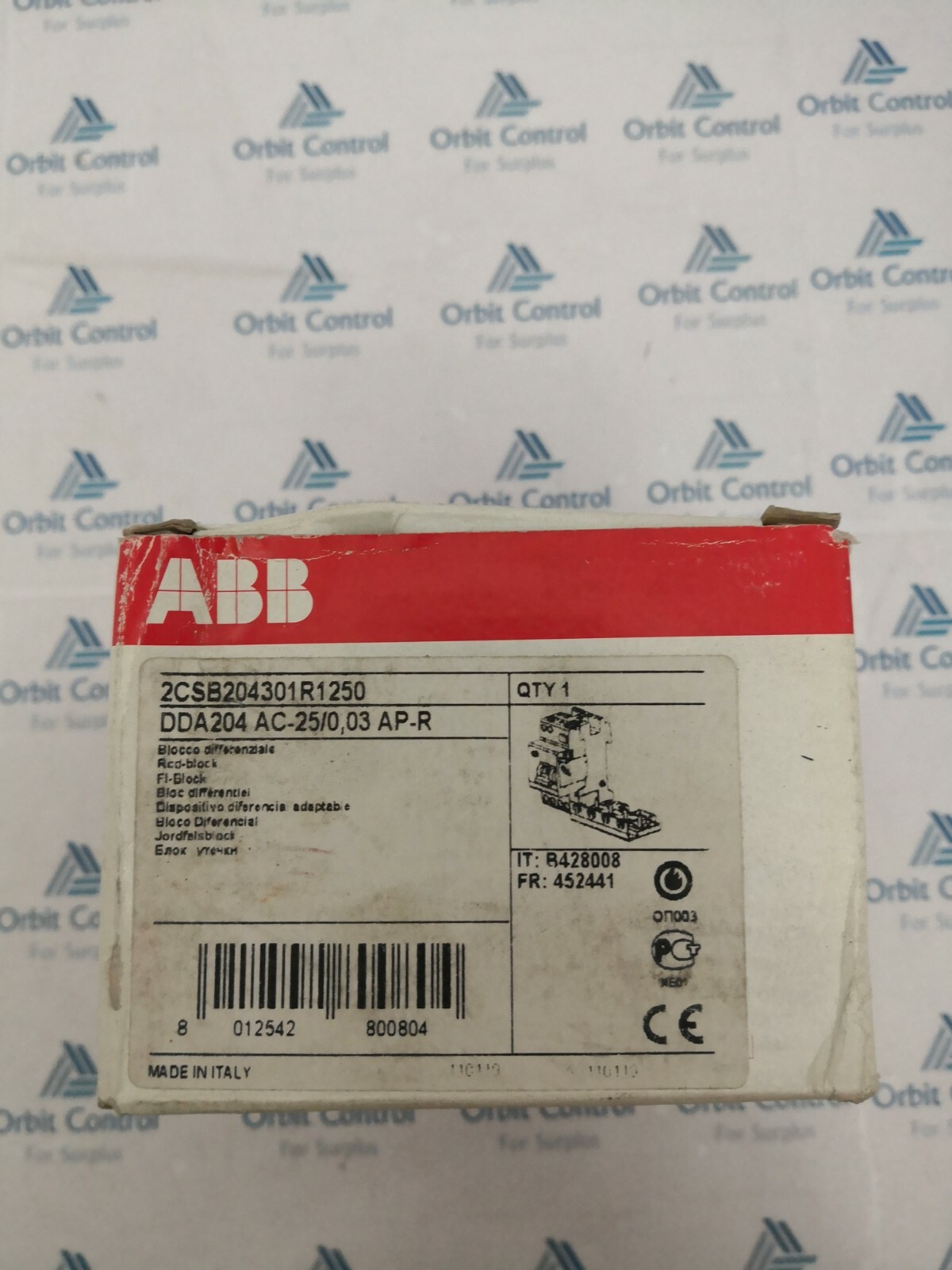 ABB DDA204 ABB DDA204 MODULE 2CSB204301R1250 3