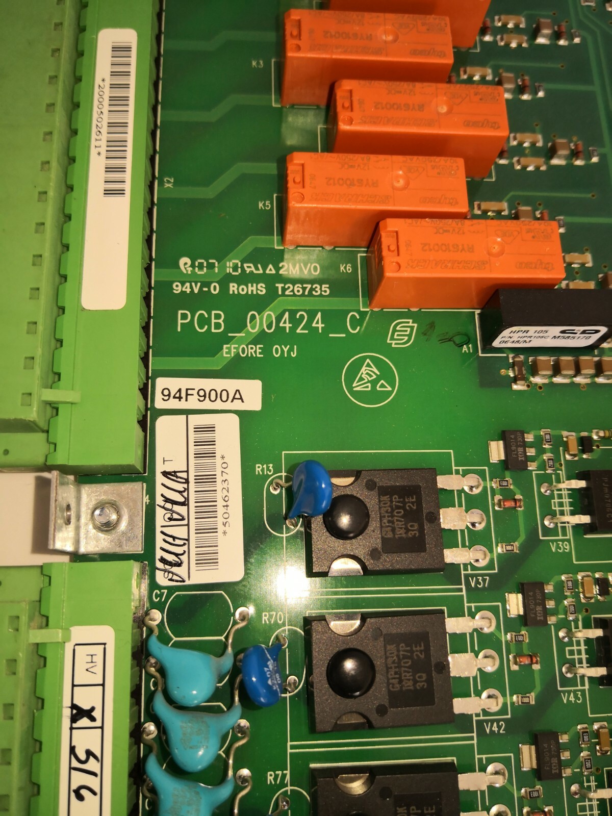 ABB 002614-AA ABB 1MRK 002614-AA EFORE PCB_00424_C 4