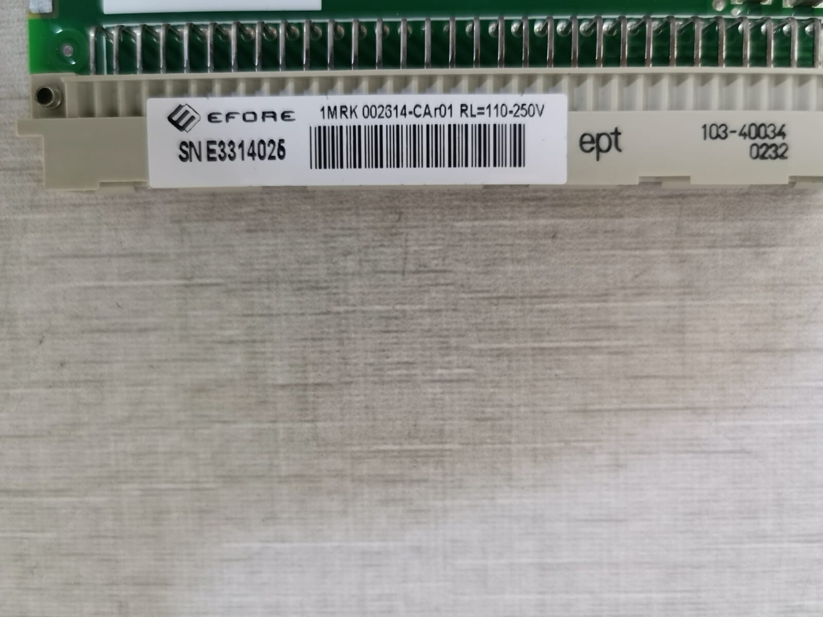 ABB CAR01 ABB 1MRK 002614-CAR01 / 1MRK002614CAR01 EFORE 4