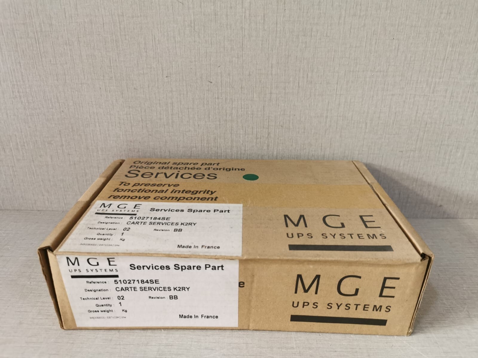 MGE 51027184SE MGE 51027184SE Carte Services Spare Part K2RY 7