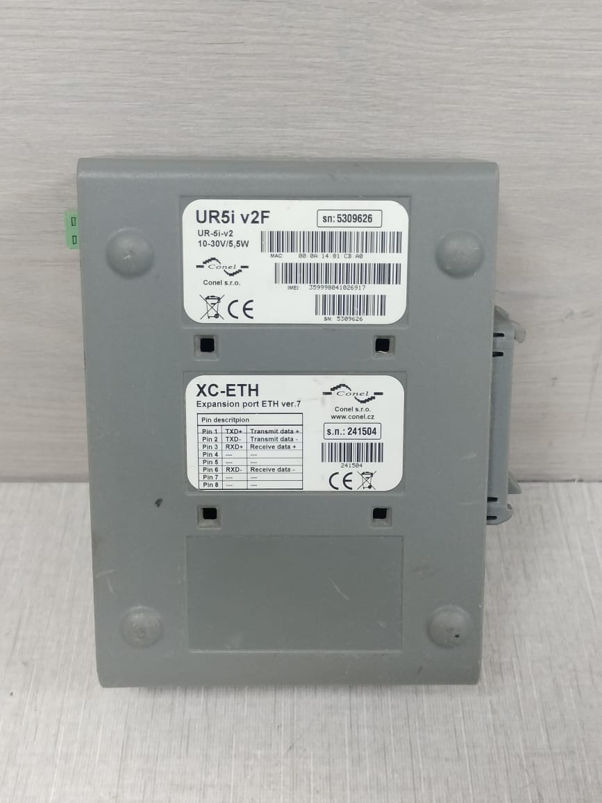 CONEL UR5I-V2 CONEL UR5i v2F / UR5I-V2 Networking Device XC-ETH EXPANSION PORT VER.7 10-30W 8