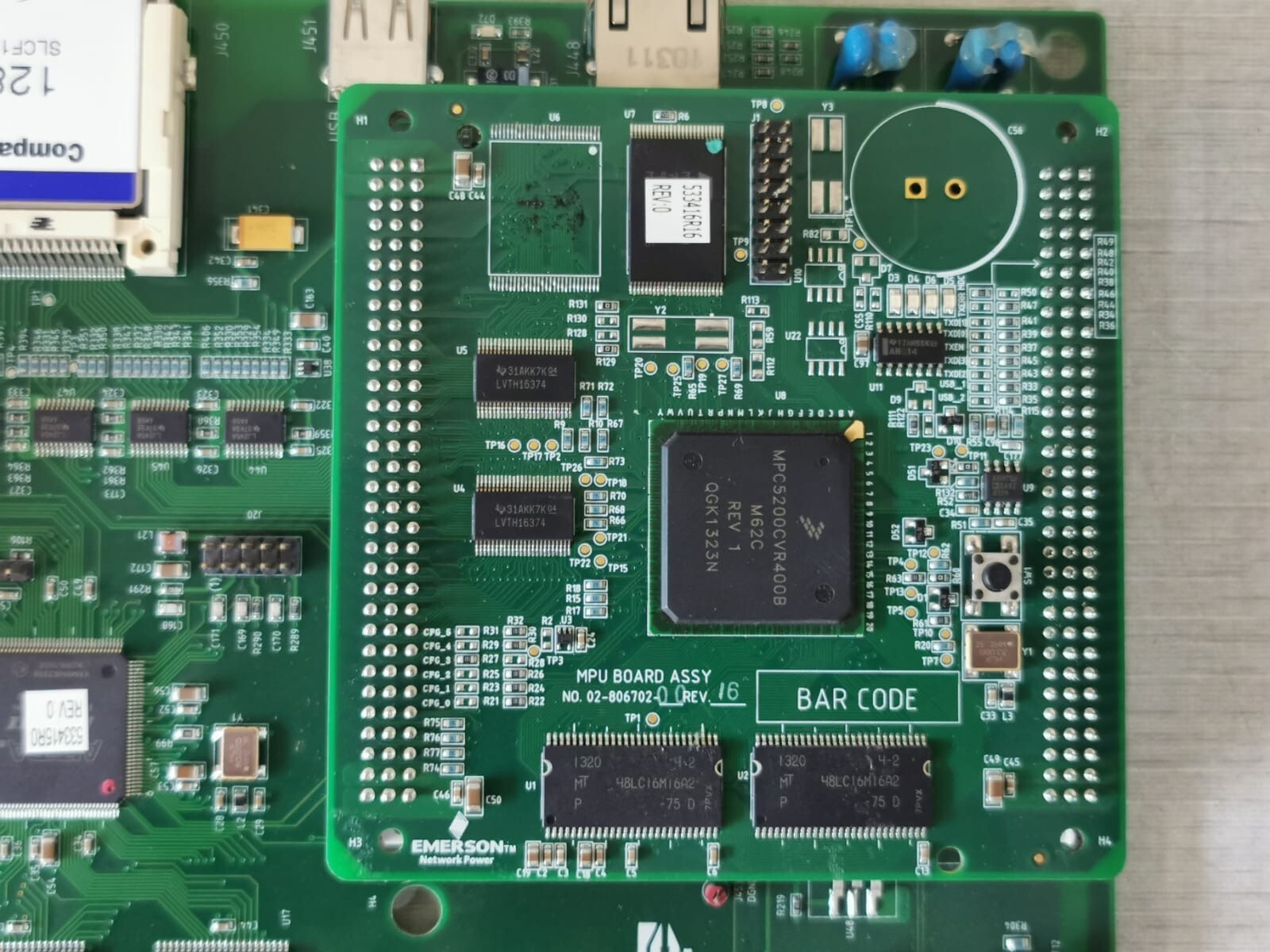 Emerson 12-806802-00 Emerson Liebert 12-806802-00, Assy No. 02-817849/02-806802 Mother Board 3