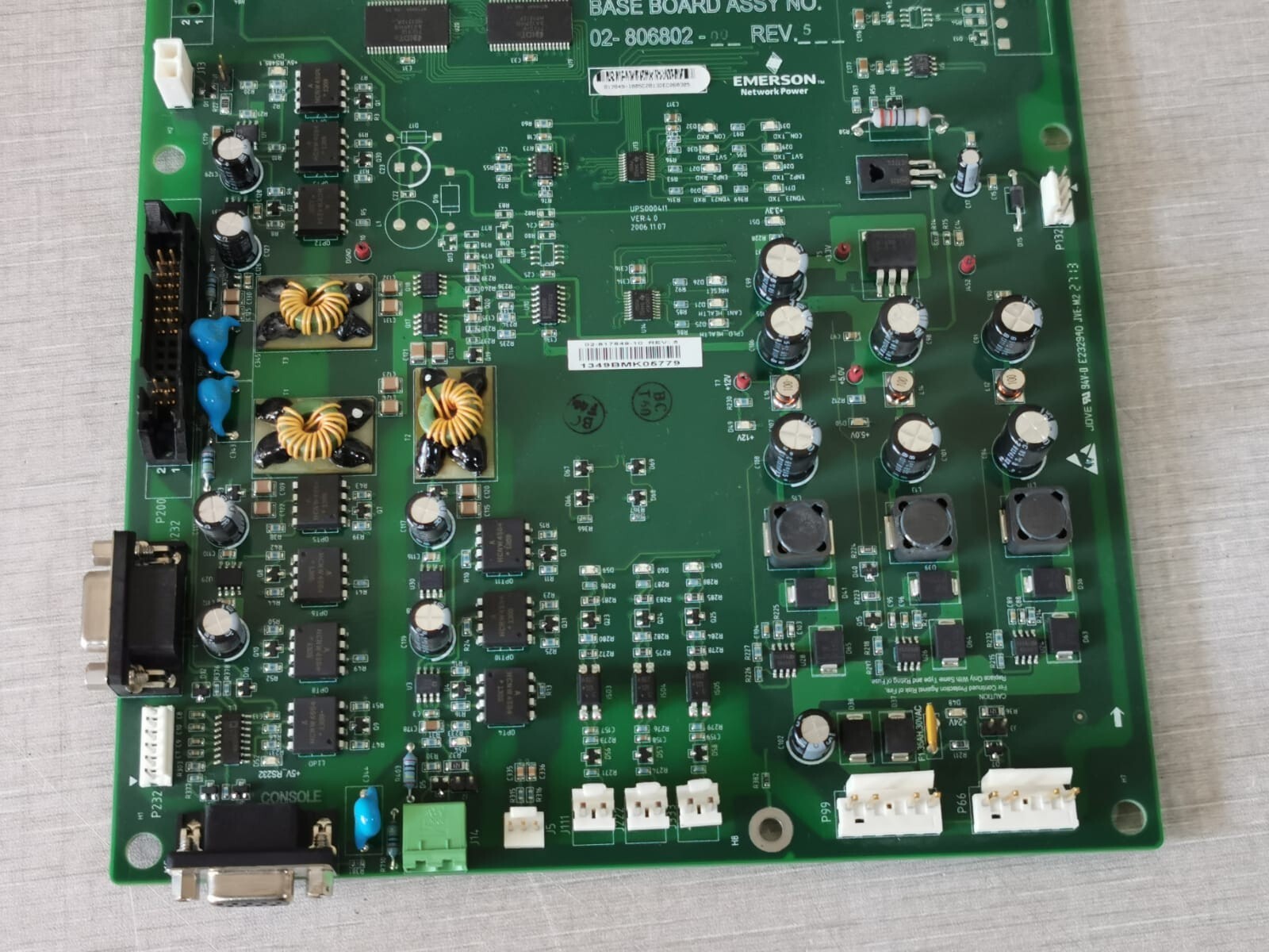 Emerson 12-806802-00 Emerson Liebert 12-806802-00, Assy No. 02-817849/02-806802 Mother Board 5