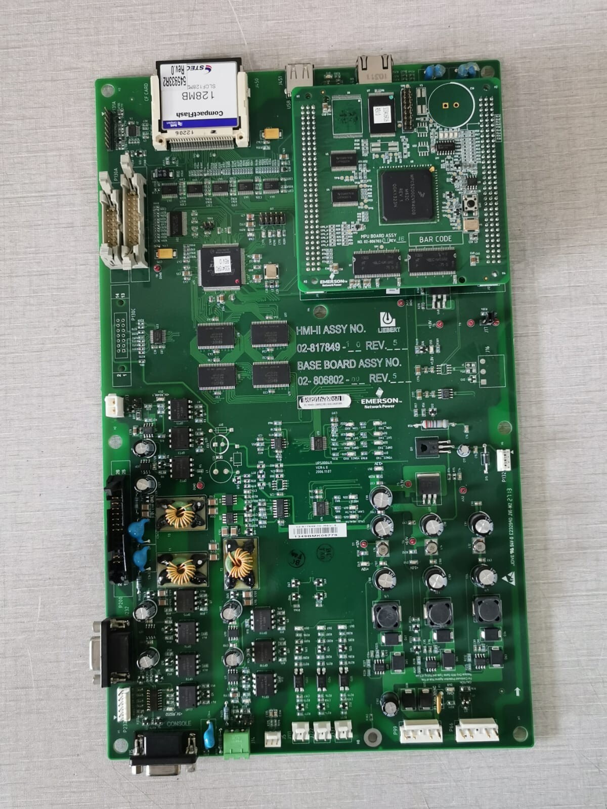 Emerson 12-806802-00 Emerson Liebert 12-806802-00, Assy No. 02-817849/02-806802 Mother Board 6
