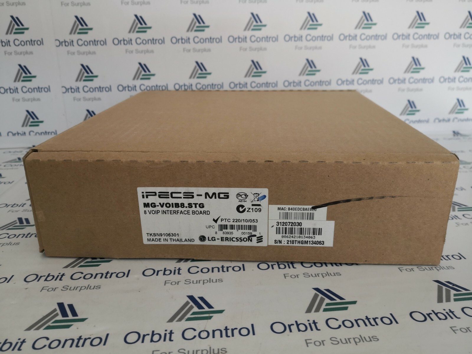 LG-Ericsson MG-VOIB8.STG / 8 VOIP Interface Board TKSN9106301