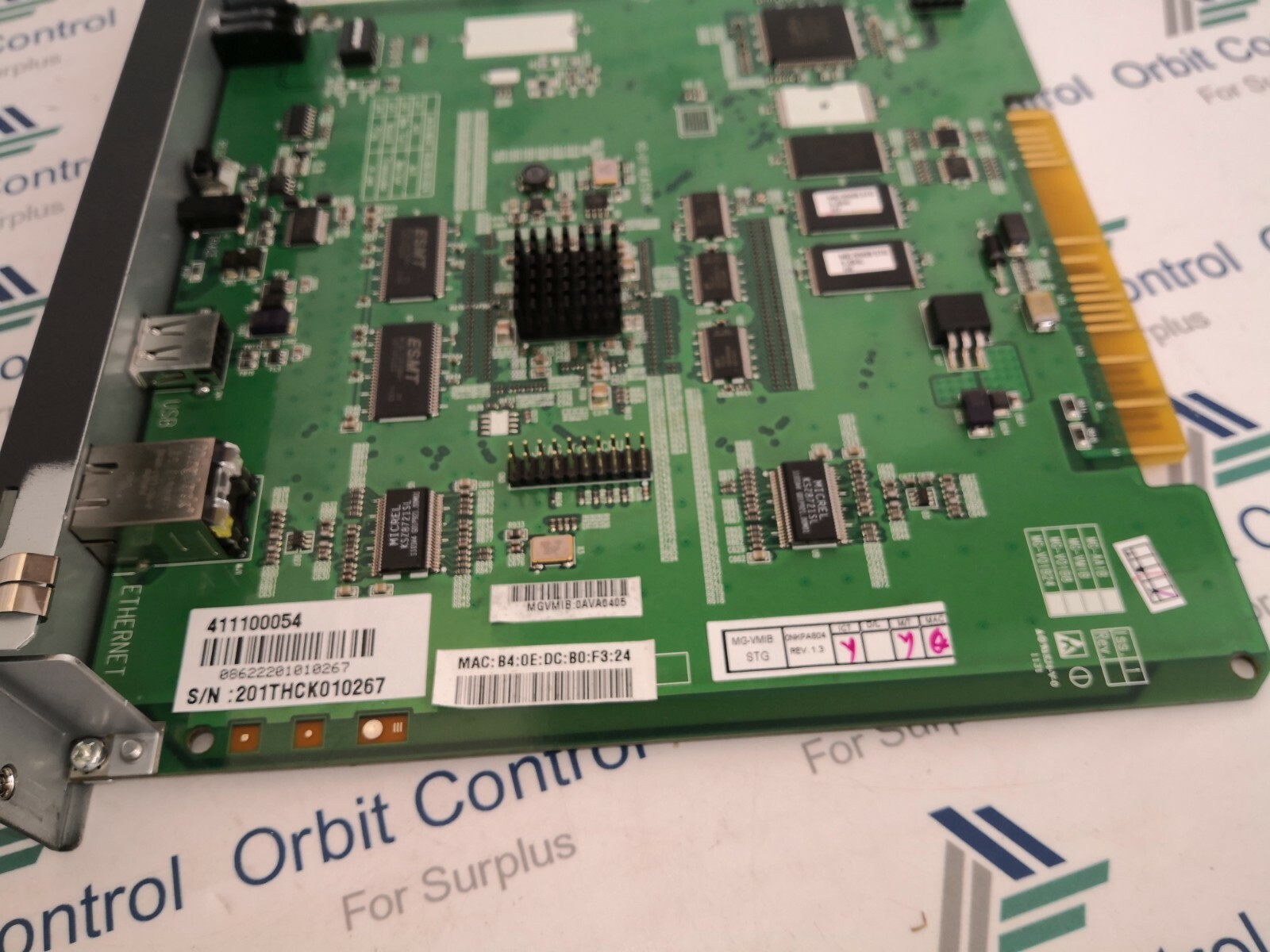 LG-ERICSSON TKSN9106601 LG-Ericsson MG-VMIB.STG Voice Mail interface Board ( 8CHS, 100HRS ) TKSN9106601 6