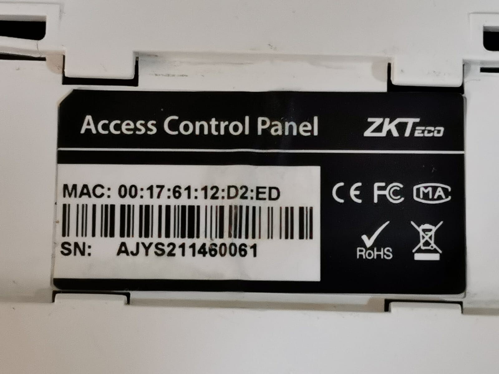 ZKTECO ZKTECO ZKTeco InBioPro Series Advanced Access Control 6