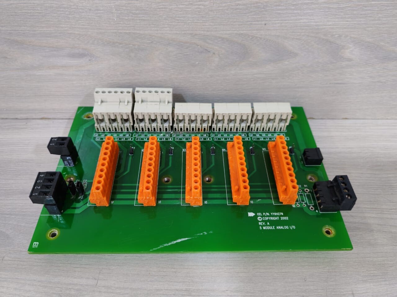 UNKNOWN YY64279 YY64279 Printed Circuit Board 5 Module Analog I/O Rev. A 4