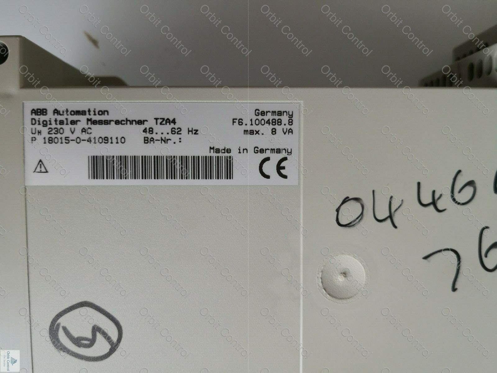 ABB F6.100488.8 ABB Digital Measuring Computer TZA 4 230V AC F6.100488.8 / max. 8 VA /48-62 HZ 3