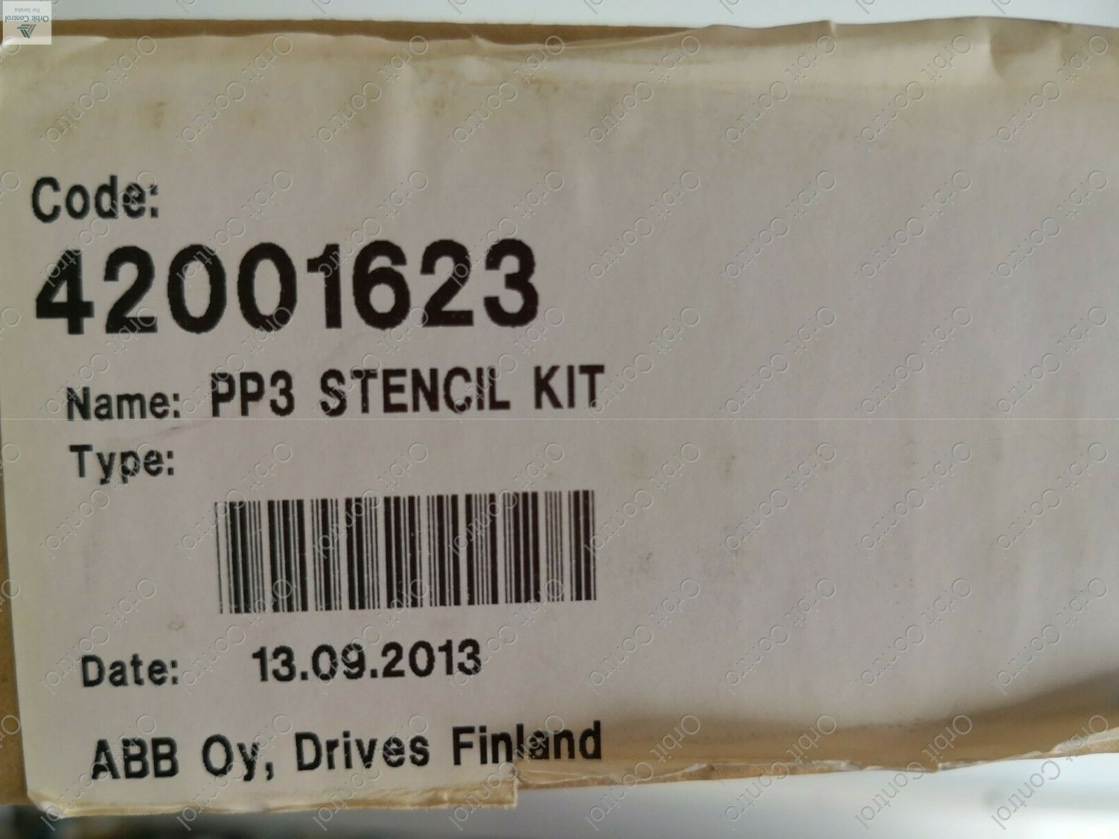 ABB ABB-PP3-STENCIL-KIT ABB PP3 STENCIL KIT / CODE: 42001623 4