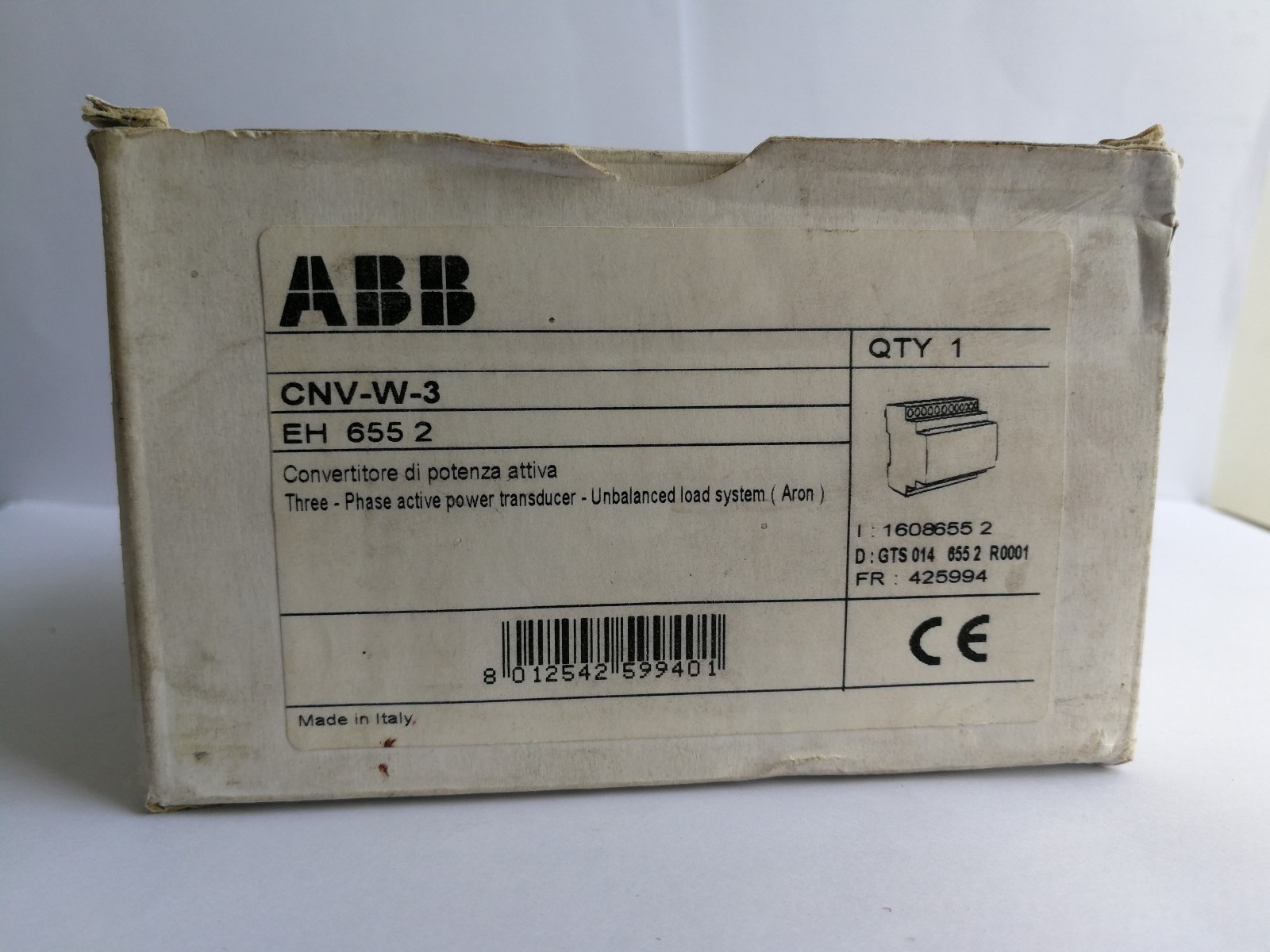 ABB CNV-W-3 ABB CNV-W-3 Three Active Power Transducer 2