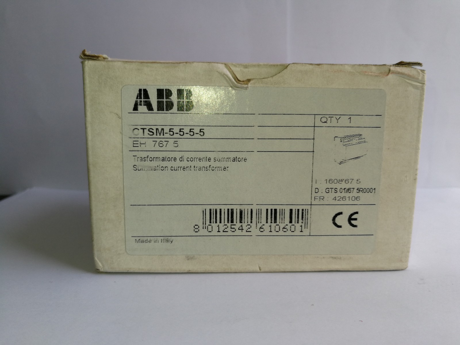 ABB CTSM-5-5-5-5 trasformatore di corrente sommatore