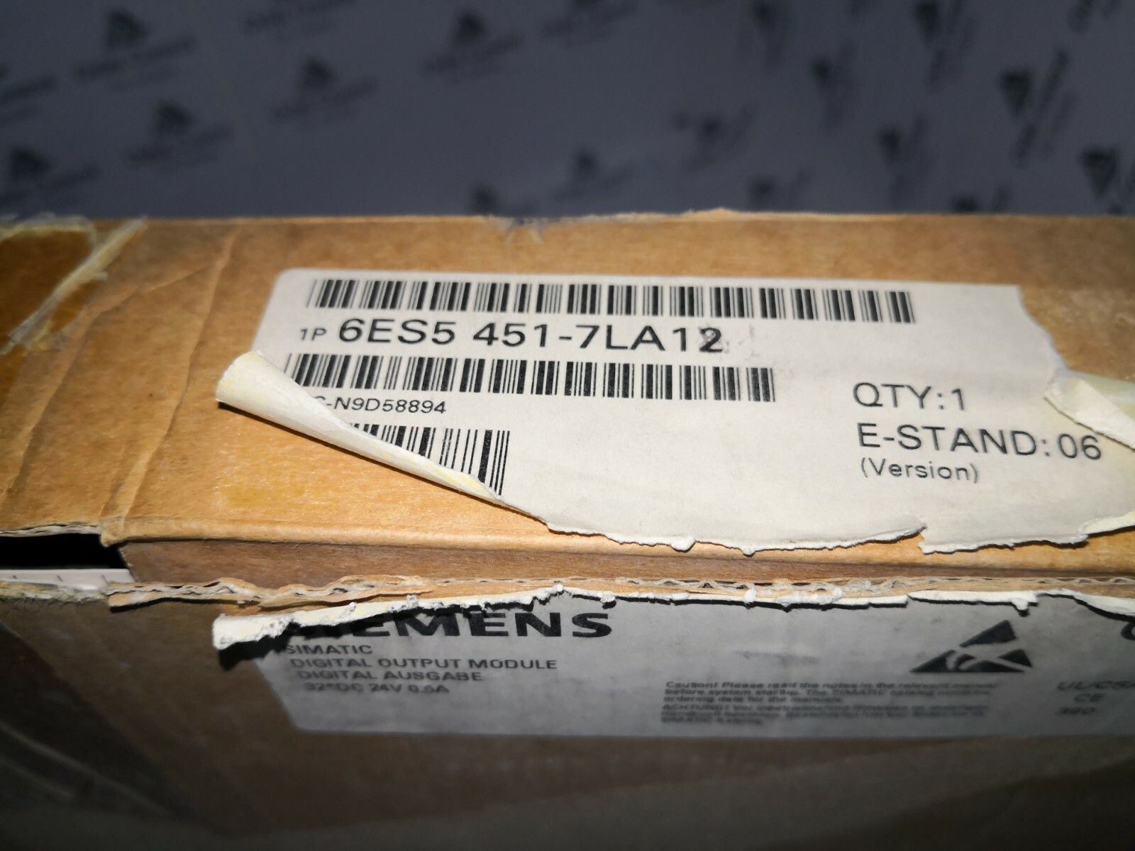 Siemens 6ES5-451-7LA12 SIEMENS 6ES5-451-7LA12 OUTPUT MODULE 6ES54517LA12 2