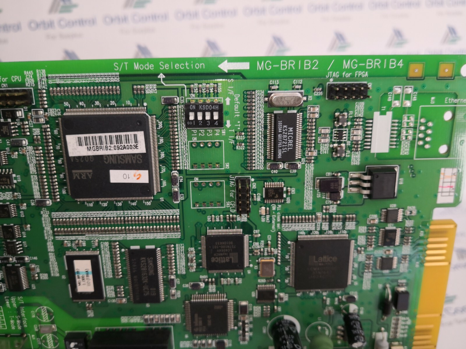 LG-ERICSSON TKSN9105901 LG-Ericsson MG-BRIB2.STG / 2 SO/TO Interface Board ( 4CHS ) TKSN9105901 7