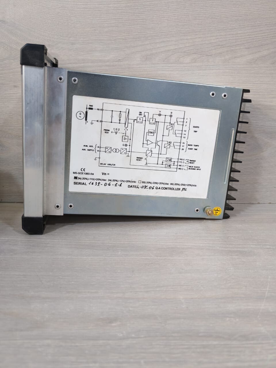 MICROELETTRICA UB0-CR MICROELETTRICA SCIENTIFICA: UB0-CR SEQUENCE OVERVOLTAGE RELAY MODULE 4