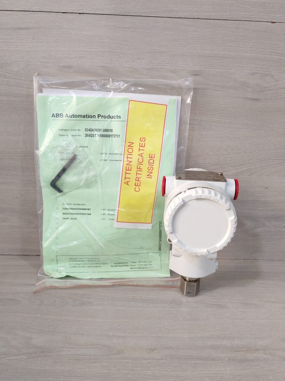ABB 2600T / 266GST HW REV.00.01.01 10.5-42VDC PRESSURE TRANSMITTER