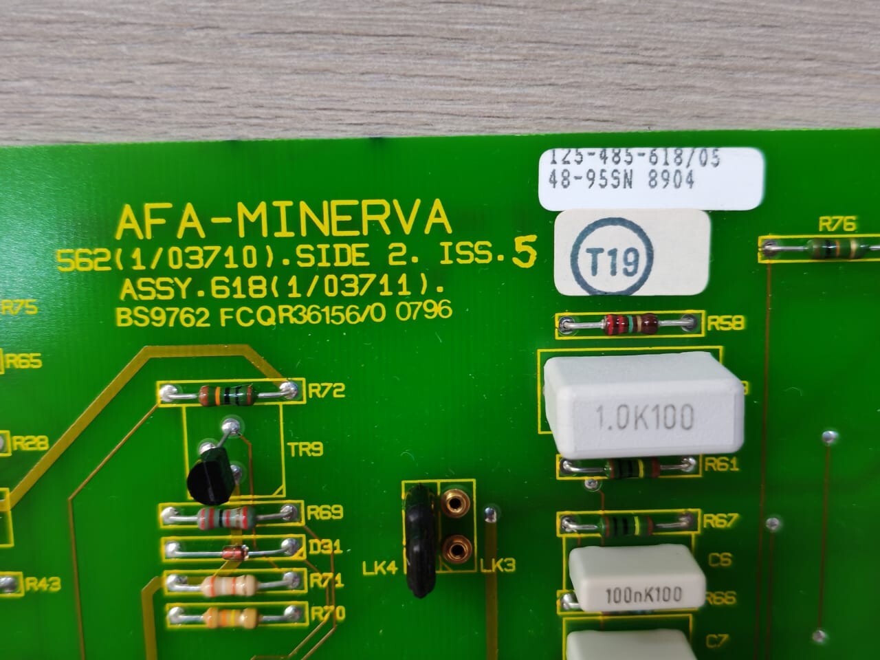 AFA-MINERVA 562(1/03710) / 618(1/03711) AFA-MINERVA 562(1/03710) ASSY.618(1/03711) PCB BOARD 2