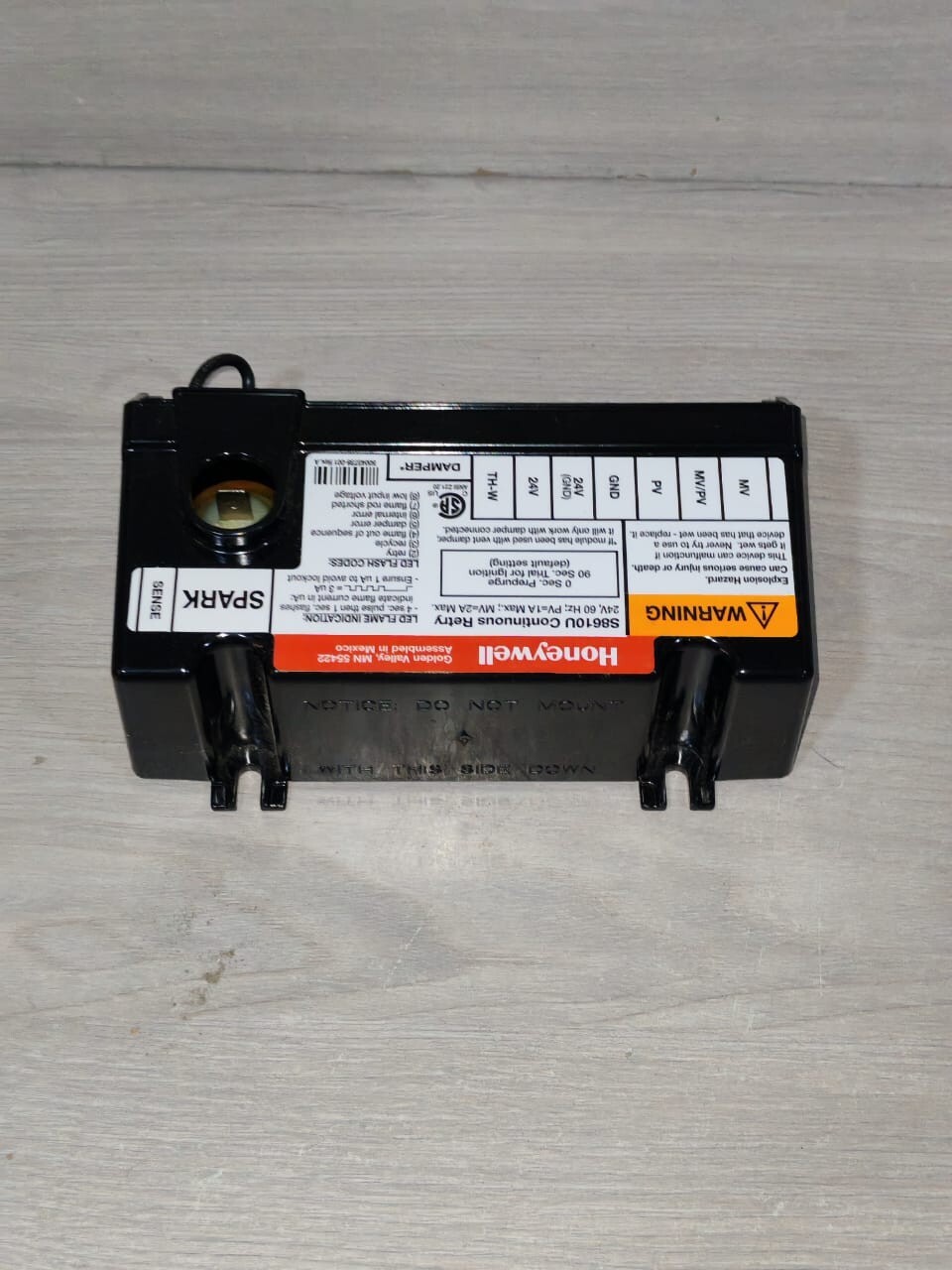 Honeywell S8610U HONEYWELL S8610U UNIVERSAL INTERMITTENT PILOT IGNITION MODULE 5