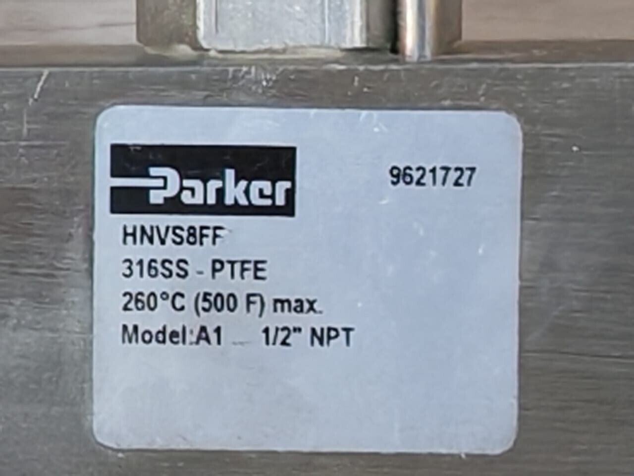 Parker HNVS8FF PARKER HNVS8FF NEEDLE PATTERN AND HAND VALVES 4