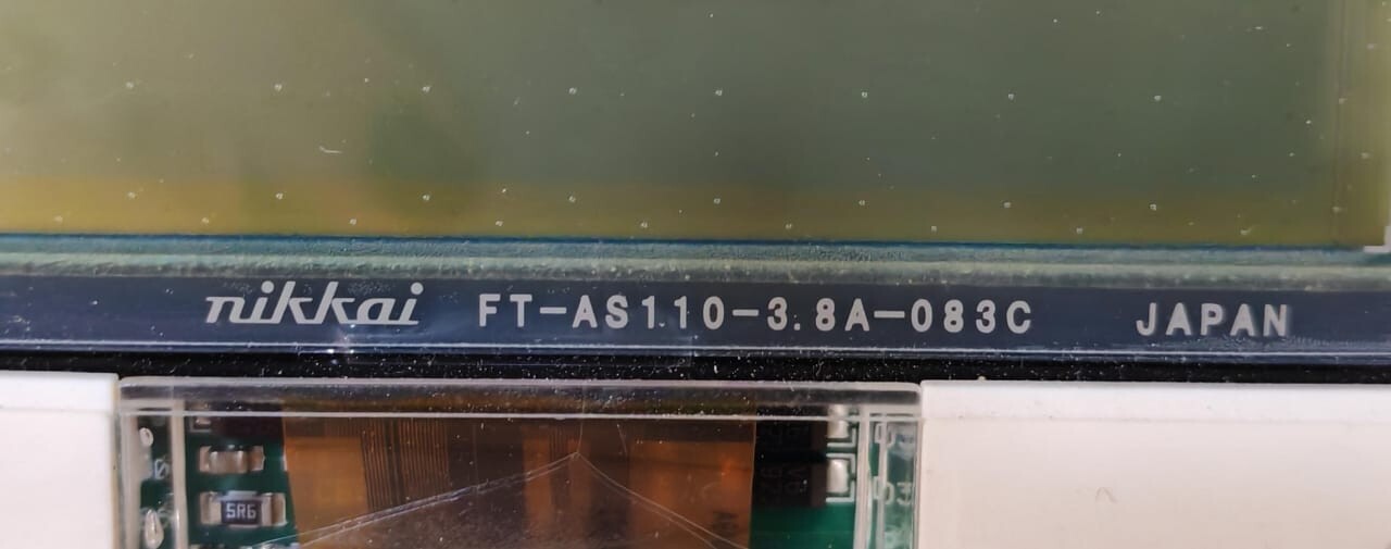 Yokogawa AS110-3.8A-083C NIKKAI FT-AS110-3.8A-083C Panel from Yokogawa Flexa Flxa21 Analyzer 2