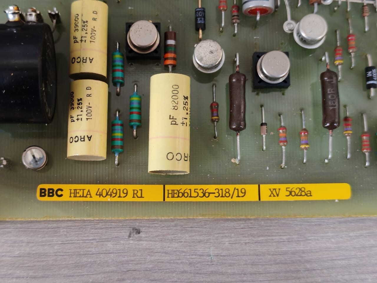 ABB HE661536-318/19 BBC XV5628A HEIA404919R1/ HE661536-318/19 PCB BOARD 6
