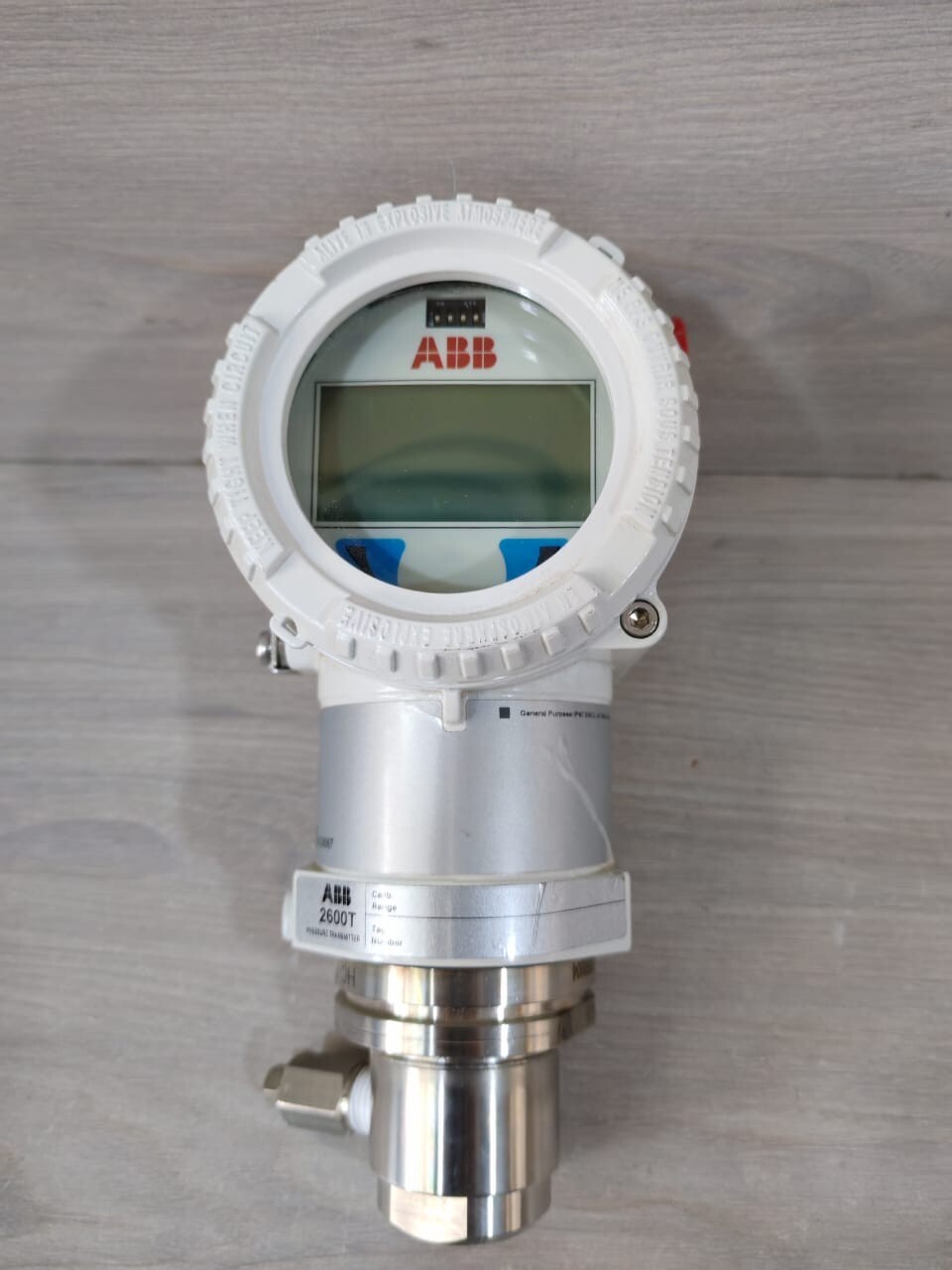 ABB MD-11 ABB 266HSHMKBA7 VALSB6M5 PRESSURE TRANSMITTER 2600T SERIES HW.REV 1.0.3 MD:11.16 2