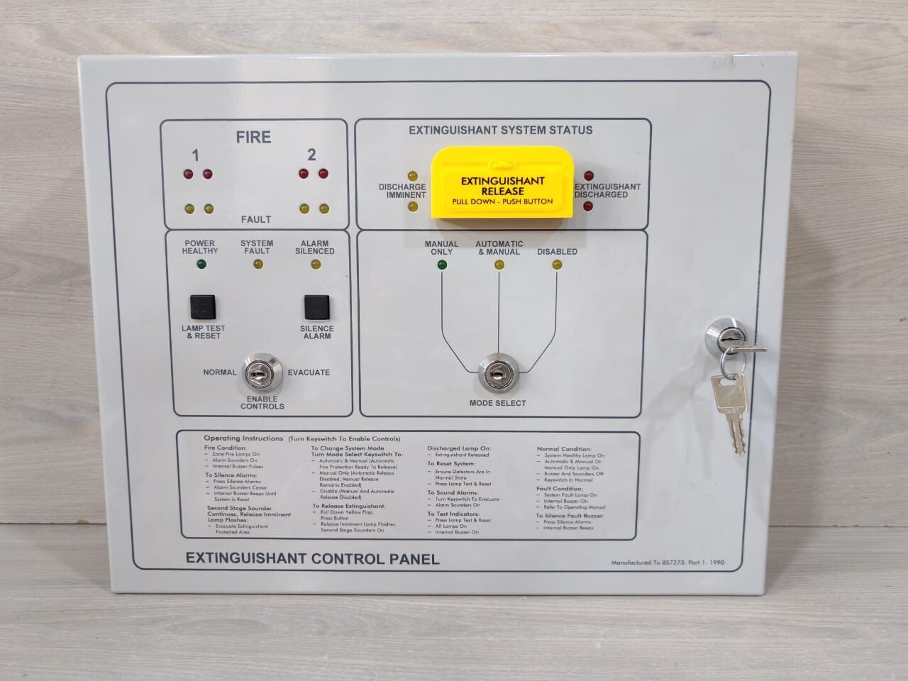 Kentec E9502101 Kentec K2.01 Extinguishant Control Panel P/n: E9502101 2