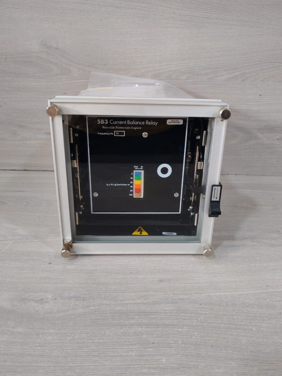 Reyrolle RELAY-095498 REYROLLE 5B3 CURRENT BALANCE RELAY / TYPE F8H RELAY 095498-05 50Hz 2