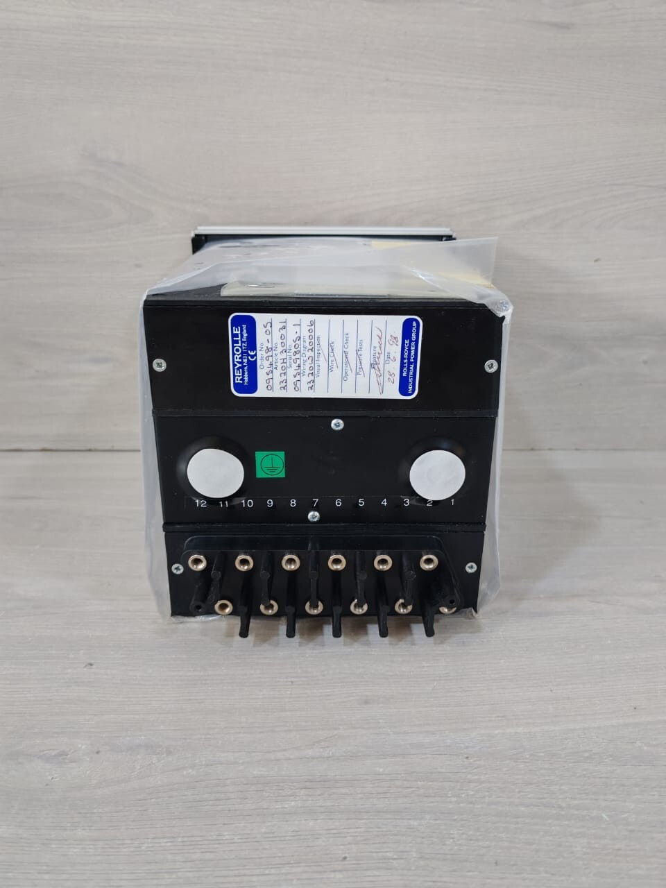 Reyrolle RELAY-095498 REYROLLE 5B3 CURRENT BALANCE RELAY / TYPE F8H RELAY 095498-05 50Hz 10