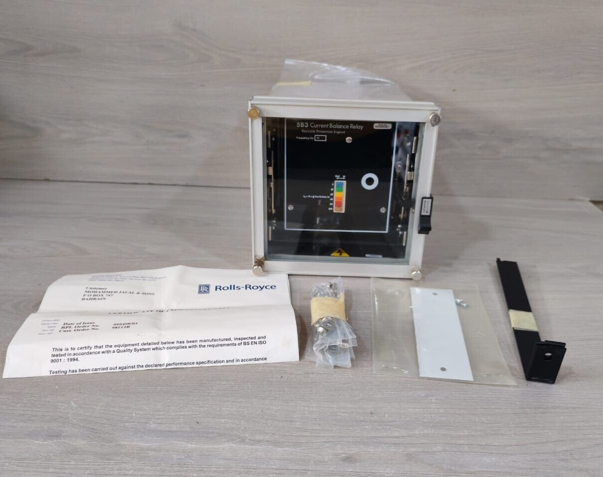 REYROLLE 5B3 CURRENT BALANCE RELAY / TYPE F8H RELAY 095498-05 50Hz
