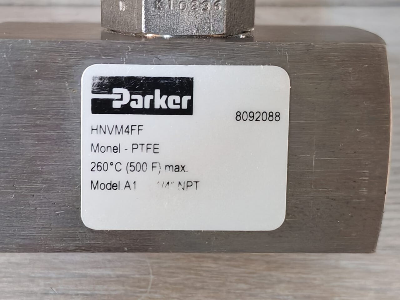 Parker HNVM4FF PARKER HNVM4FF BS NEEDLE VALVE -MONEL 3