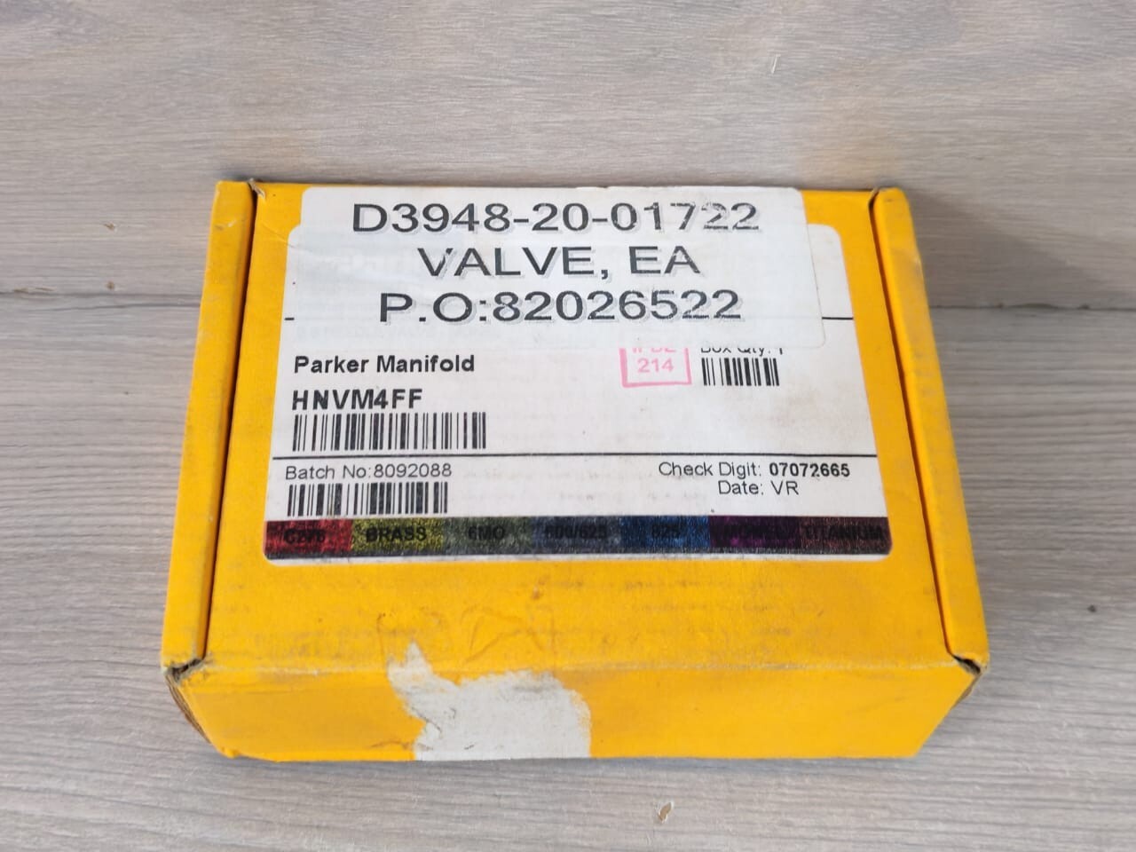 Parker HNVM4FF PARKER HNVM4FF BS NEEDLE VALVE -MONEL 9