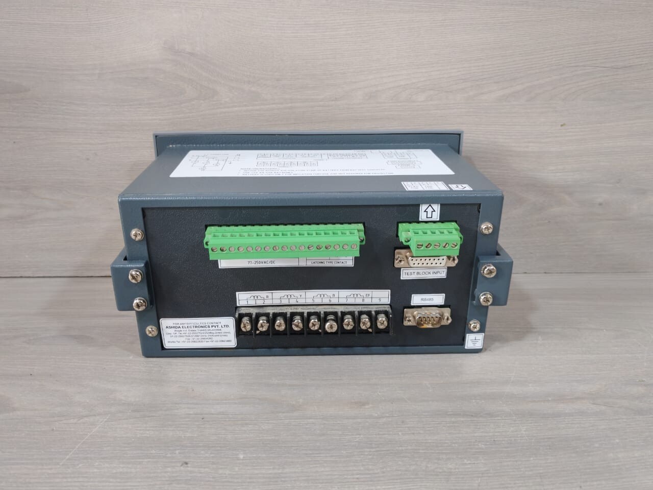 ASHIDA AM-411-06-01-27-01-00-02 ASHIDA ADR241S-AM-411-06-01-27-01-00-02 NUMERICAL SELF POWERED PROTECTION RELAY 8