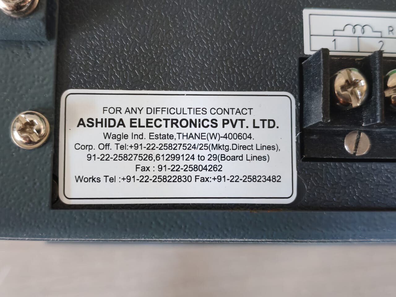 ASHIDA AM-411-06-01-27-01-00-02 ASHIDA ADR241S-AM-411-06-01-27-01-00-02 NUMERICAL SELF POWERED PROTECTION RELAY 10