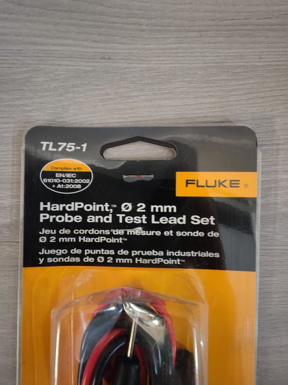 Fluke TL75-1 FLUKE TL75-1 HARDPOINT, 2mm PROBE & TEST LEAD SET 5
